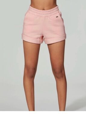 Lune Active X Barry's Bootcamp Light Pink Ice Cashmere Shorts Women’s Size Large